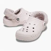 Crocs Baya Sabots à brides en peluche doublés Barely Pink
