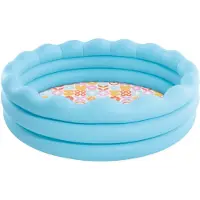 Intex Wavy Edge Inflatable Pool 575l 168x45 Cm Bleu Enfants