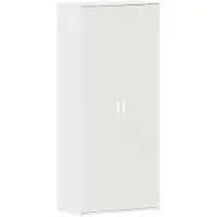 vidaXL Cabinet à chaussures Blanc 80 x 39 x 180 cm Bois d'ingénierie