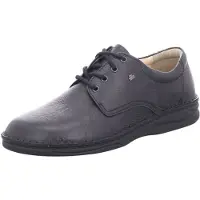 Finn Comfort Chaussure à lacets 'Schnürschuh Herren 01100 044099 Glattleder in schwarz' noir