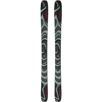 Salomon - Skis freeride - Qst 100 Black 2027 en Bois - Taille 156 cm - Noir