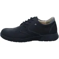 Finn Comfort Chaussure à lacets 'Schnürschuh Herren 01321 901757 Echtleder in schwarz' noir