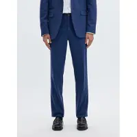 Selected Pantalon à plis 'SLHNeil' bleu nuit