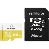 Renkforce RF-mSDC-128GB USB-Stick 128 GB RF-7483376 (128 Go, microSDXC, U1, UHS-I)
