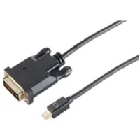 Shiverpeaks BS10-55035 Adaptateur/interface de câble Mini Displayport DVI-D Noir (2 m), Câble vidéo, Noir