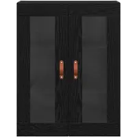 vidaXL Cabinets muraux 2 pcs Chêne noir 69,5 x 34 x 90 cm