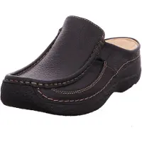 Wolky Mule 'Pantolette Damen 620270 Glattleder in schwarz' noir