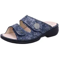 Finn Comfort Mule 'Pantolette Damen 02550-828046 Echtleder in blau' bleu