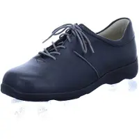 Finn Comfort Chaussure à lacets 'Komfort Schnürschuh Damen 2446-014099 Echtleder in schwarz' noir