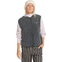 Billabong - Polaire sans manches en sherpa - Be Happy Vest W Black Sands pour Femme - Taille M - Gris