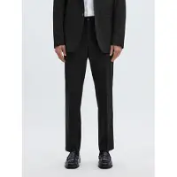 Selected Pantalon à plis 'Liam' noir