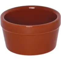 Olympia Bols à sauce en porcelaine marron 9,5 cm | 6 pièces