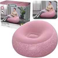 Bestway Siège de chaise gonflable rose Gonflez une chaise 75155