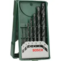 Bosch Accesorios 2607019673 Set De 7 Forets à Métaux Mini-X-Line Diamètre 2/3/4/5/6/8/10 Mm