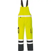 BIG Arbeitsschutz Salopette de protection contre les intempéries CHI jaune vif/navy, taille 3XL (3XL)