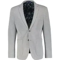 Lerros Veste de costume gris chiné