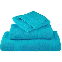 vidaXL Serviettes d'invité de qualité supérieure SOLUND 4 pcs