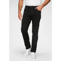 Wrangler - Jeans pour hommes - Coupe classique - Rouge "Kabel" - Noir "Rinse"