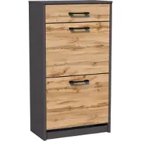 Matkam Meuble à chaussures 2D1S GRAFIT-WOTAN avec commode ROB