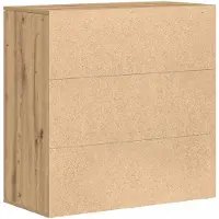vidaXL Buffet Artisan en chêne 79 x 38 x 80 cm Matériau dérivé du bois