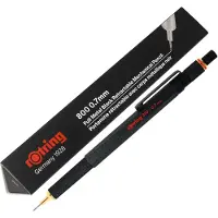 Rotring Porte mine mécanique rétractable 800, 0,7 mm, noir
