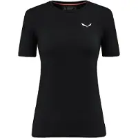 Salewa Cristallo Warm Alpine Merino Responsive Short Sleeve Base Layer Noir S Femme