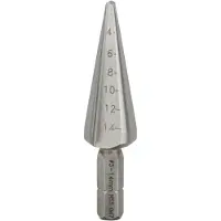 Bosch 2608597522 - Fraise progressive, queue six pans 3-14, 60 mm, 1/4"