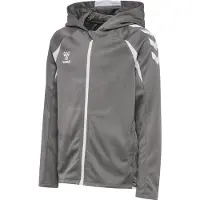 Hummel Veste de survêtement 'Core 2.0' gris foncé / blanc