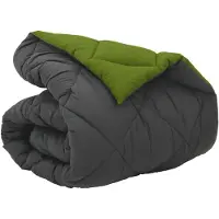 vidaXL - Couverture d'hiver 200 x 220 cm, 450 g/m², vert et anthracite