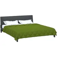 vidaXL Couette quatre saisons verte 200 x 220 cm en microfibre