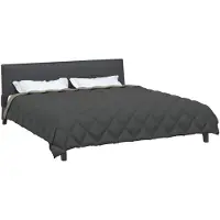 vidaXL - Couverture d'hiver 220 x 240 cm, 450 g/m², gris clair et anthracite