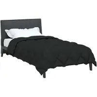 vidaXL Couverture d'hiver 155 x 220 cm, 450 g/m², noire