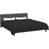 vidaXL , couette d'hiver, 220 x 240 cm, 450 g/m², noire