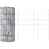 vidaXL Clôture Euro 0,4 x 50 m fer revêtu de PVC