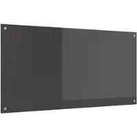 vidaXL Protection de cuisine Gris foncé 120 x 60 x 0,6 cm verre trempé
