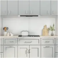 vidaXL Dos de cuisine 2 pcs Transparent 90 x 60 cm Verre trempé