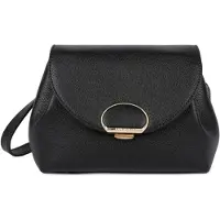 LANCASTER PARIS Sac bandoulière 'Pia' noir