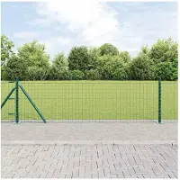 vidaXL Poteau de clôture. Autre 26 pcs Argent 3.2 x 3.2 x 50 cm Acier