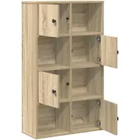 vidaXL Bibliothèque chêne sonoma 60x24x101,5 cm bois d'ingénierie