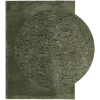 vidaXL Tapis HUARTE à poils courts doux lavable vert forêt 140x200 cm