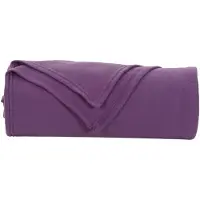 vidaXL Jeté Violet 240 x 220 cm Toison