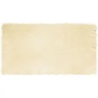 vidaXL Tapis en Peau de Mouton Synthétique Crème 100 x 200 cm