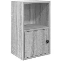 vidaXL Bibliothèque sonoma gris 31x24x52 cm bois d'ingénierie