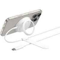 Belkin WIA014hqWH Casques, Smartphone Blanc USB Recharge sans fil Charge rapide Intérieure