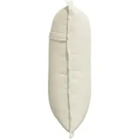 vidaXL Coussin De Dos Crème 50 X 45 Cm Tissu En Velours Côtelé