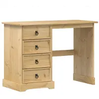 vidaXL Coiffeuse Corona 104x47x75 cm pin massif