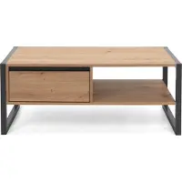 CALICOSY - Table Basse avec Tiroir L100 cm - DENVER