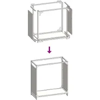 vidaXL Étagère à bois de chauffage Anthracite 60x28x65 cm Acier laminé à froid
