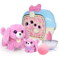 Moose Peluche Boules de Poils Maman et Bébé