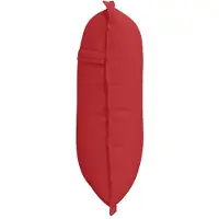 vidaXL Coussin de Dos Rouge 50 x 19 x 45 cm tissu